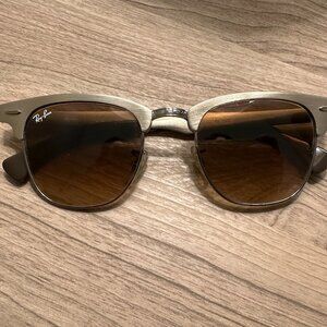 Ray Ban Clubmaster Aluminum Polished Bronze Copper